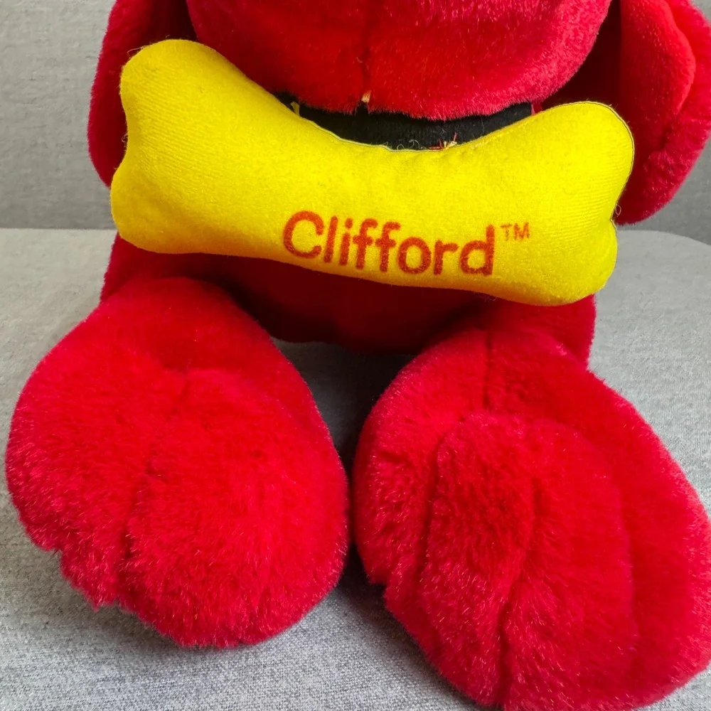 Vintage 2000 Clifford the Big Red Dog Plush Scholastic Toy Island 24 Inch Large